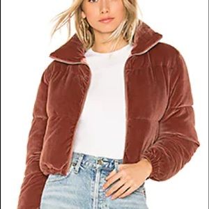 Revolve Kora Puffer Jacket Blush Small